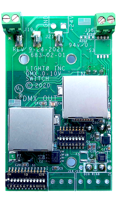 Astron Lighting Control Circuit Board right